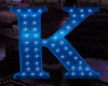 K Blue Sign