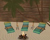 Beach Chairs & Bonfire