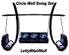 Circle Wolf Swing Set