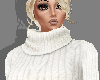 Shredded White Sweater