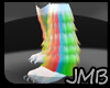 [JMB]Wht/Rainbow Warmers