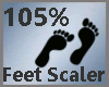 105% Feet Scale -M-