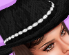 P* black cowgirl hat