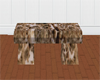 Brown Marbled Bench S1