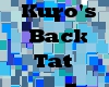 Kuro's Back Tat