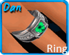Dan|Silver Emerald Ring