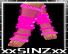 Neon Glow Pink Socks