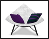 White & Purple Chair ~
