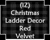 Ladder Decor Red Velvet