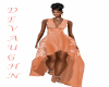 LaFLEUR PEACH GOWN