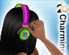 colorful headphones
