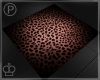 Square Leopard Rug