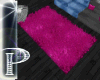 *P* pink fur rug