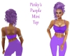 Pinkys Purple Mini Top