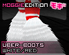 ME|UberBoots|White/Red