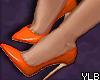 Y ♥ Basic Heels Orange