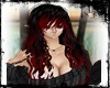 Emo Red&black long hair