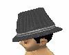 [E] GRAY TRILBY HAT