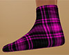 Pink Socks Plaid (F)