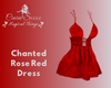 Chanted Rose Red Dress