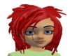red animated hair