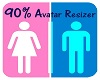 90% Avatar Resizer
