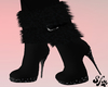 Winter Black Fur Boots