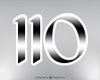 110 sign no background