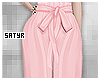 Pink Paperbag Pants