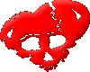 Red Skull Heart