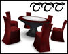 TTT Table + Chairs ~BWR
