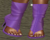purple open stillettos