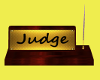 JUDGE DESK PLATE