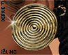Tribal  Gold Earring