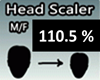 Scaler Head 110.5% M/F