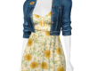 Wilah Boho Yellow Dress