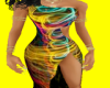 *FM* Swirl Color Dress