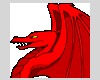 animated dragon - left