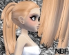 Blonde ponytail fall