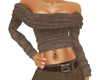 Alina Brown Sweater