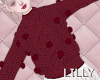 ponpon sweater F red