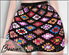 [Bw] Blk Crochet Skirt