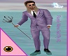 AL/Purple Mens Suit