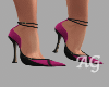 Black-Pink Heels
