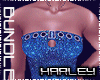 ! Sparkle Zipper Bun Blu
