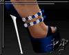 Sapphire-N-Diamond Heels