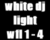 white dj floor lights