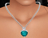 Silver Necklaces Green