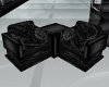 Versace Black C Chairs.