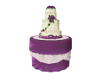 Mauve Wedding Cake